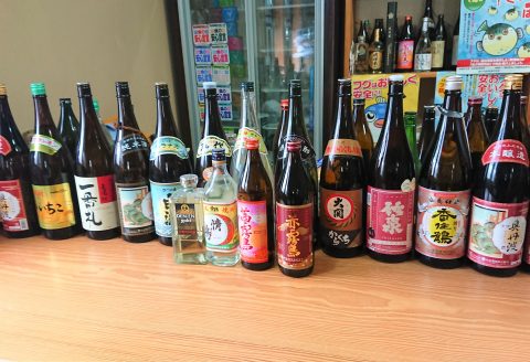 お酒各種(550円より) 丹波・北近畿の地酒をご用意しています