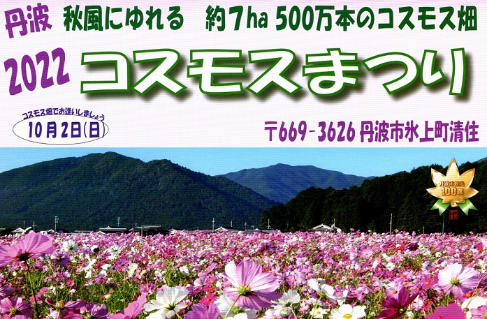 2022’清住「コスモスまつり」