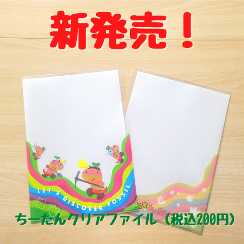 クリアファイル新デザイン発売開始！