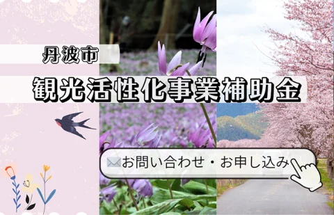 令和 8 年度　丹波市観光活性化支援事業補助金について