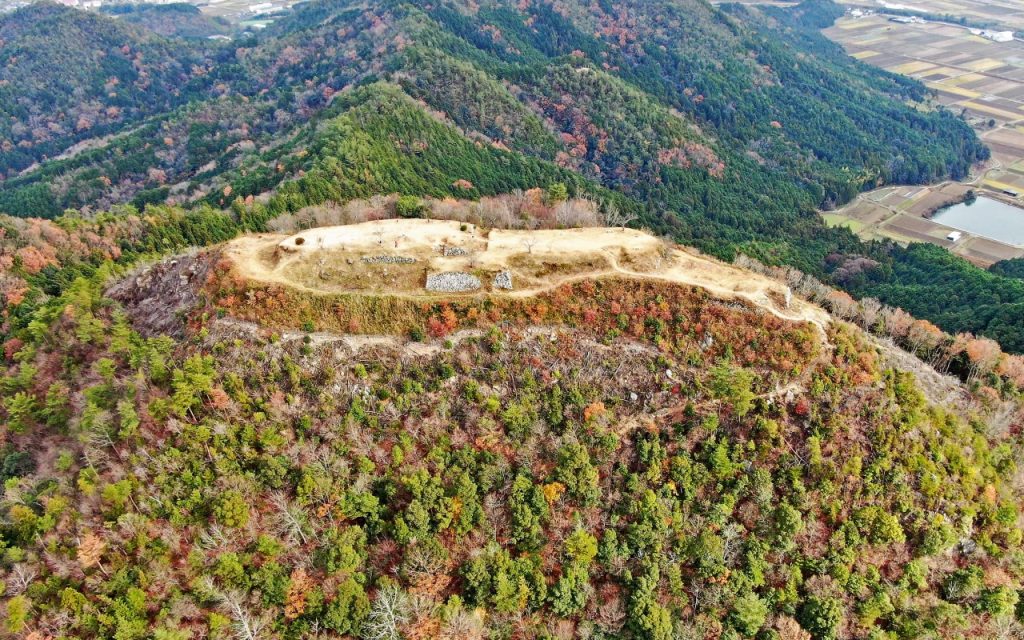 黒井城跡山頂